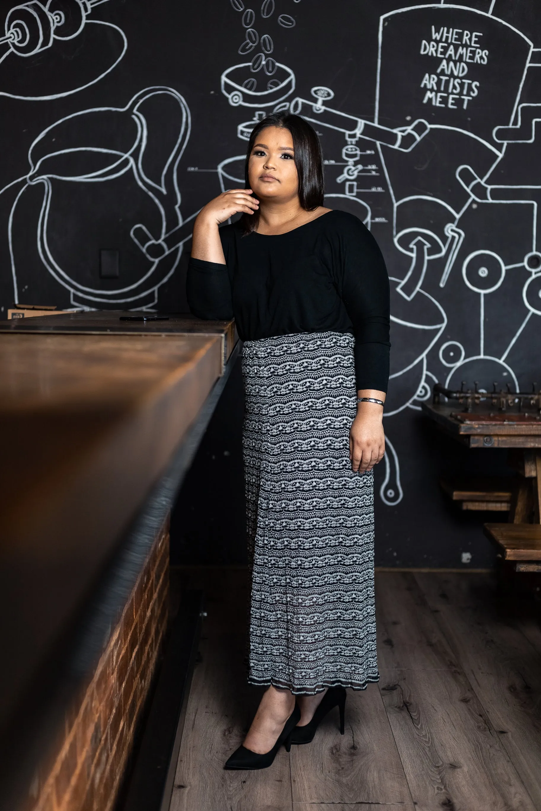 Adrienne Lace Maxi Skirt