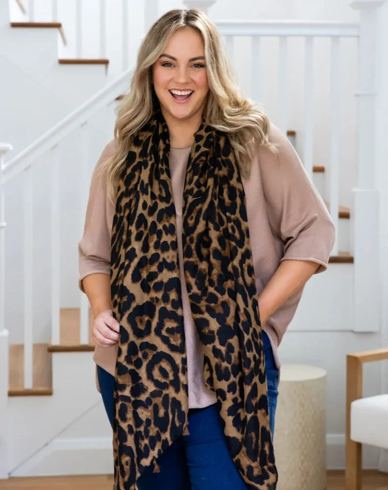 Animal Print Scarf