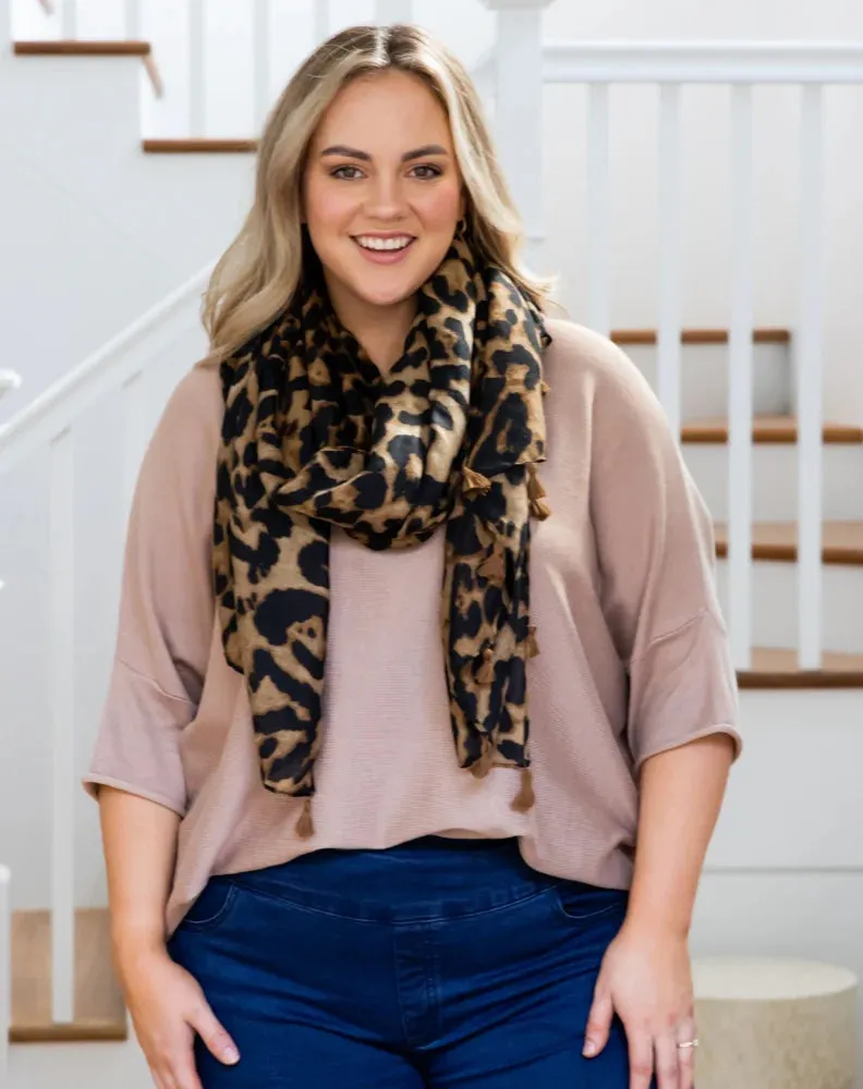 Animal Print Scarf