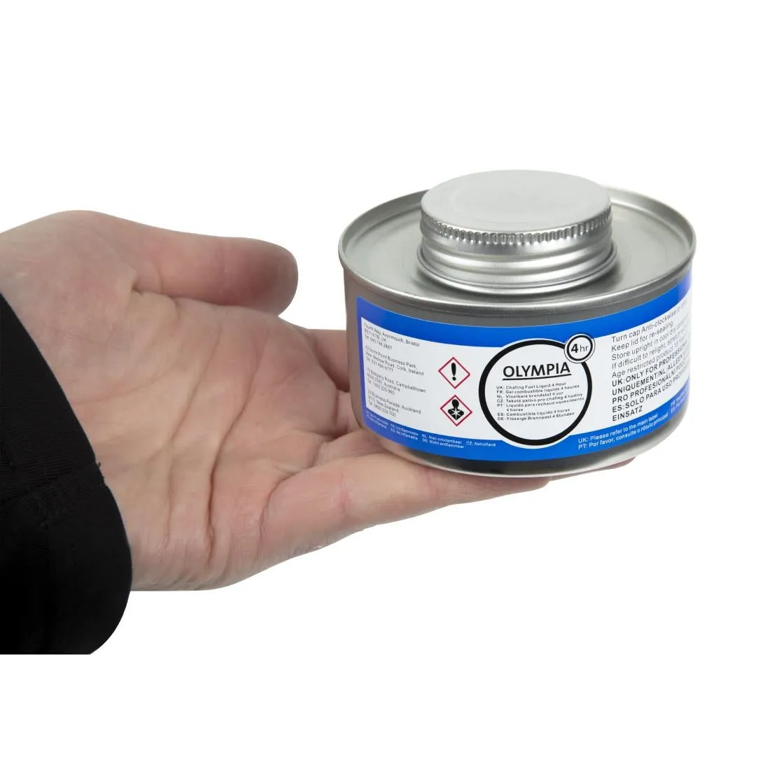 CB734 Olympia Liquid Chafing Fuel With Wick 4 Hour (Pack of 12)