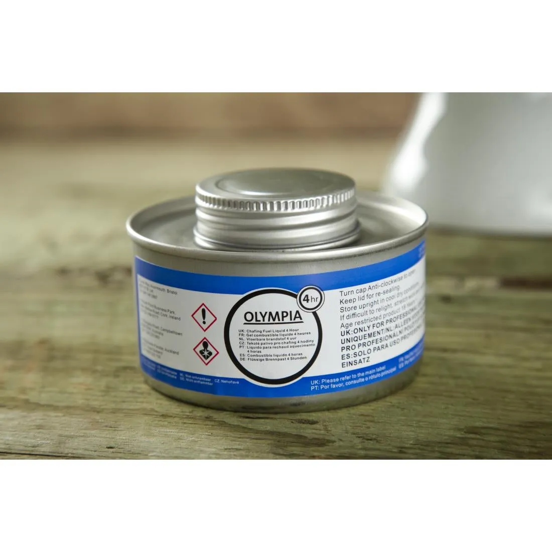 CB734 Olympia Liquid Chafing Fuel With Wick 4 Hour (Pack of 12)