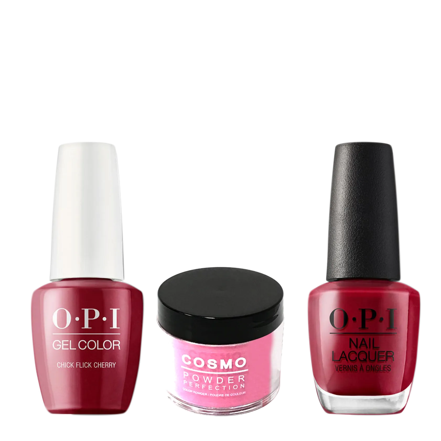 Cosmo 3in1 Dipping Powder   Gel Polish   Nail Lacquer (Matching OPI), 2oz, CH02