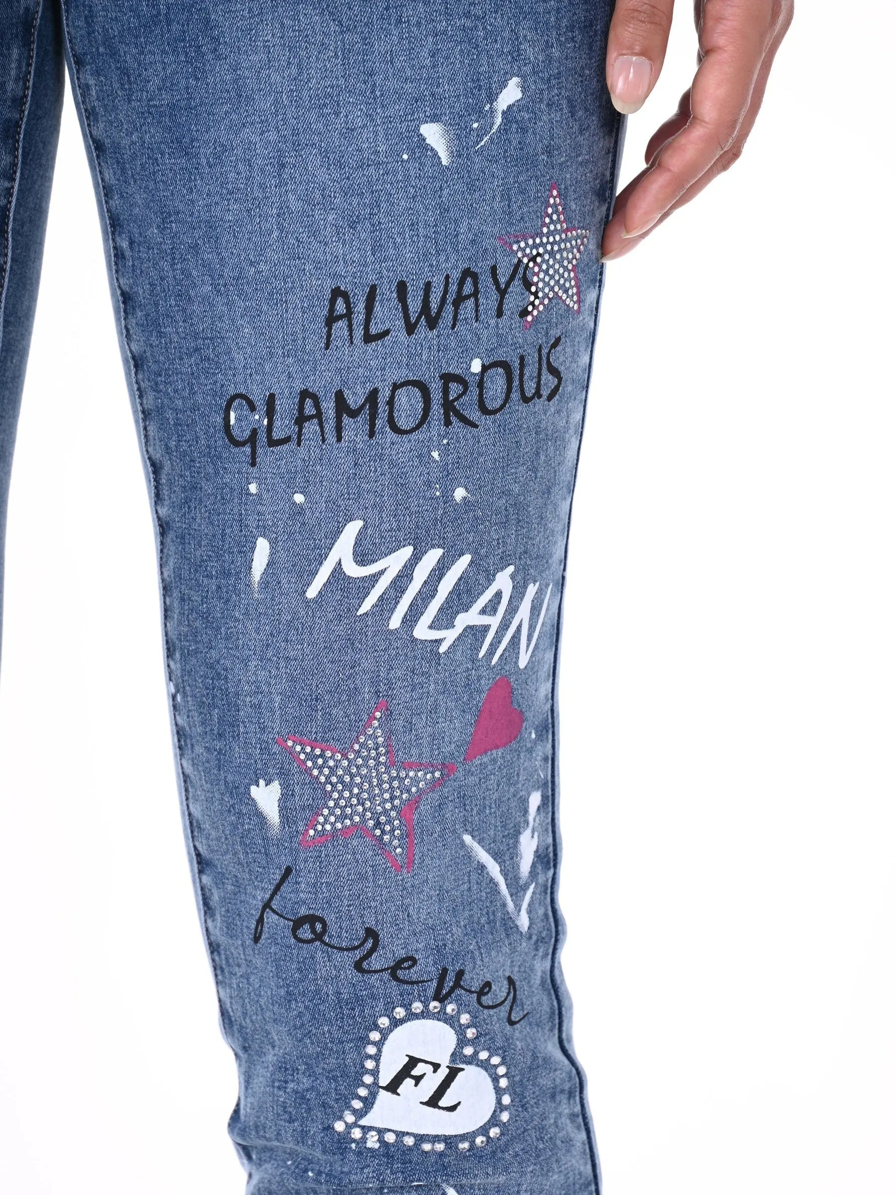 Denim Pants 246213U