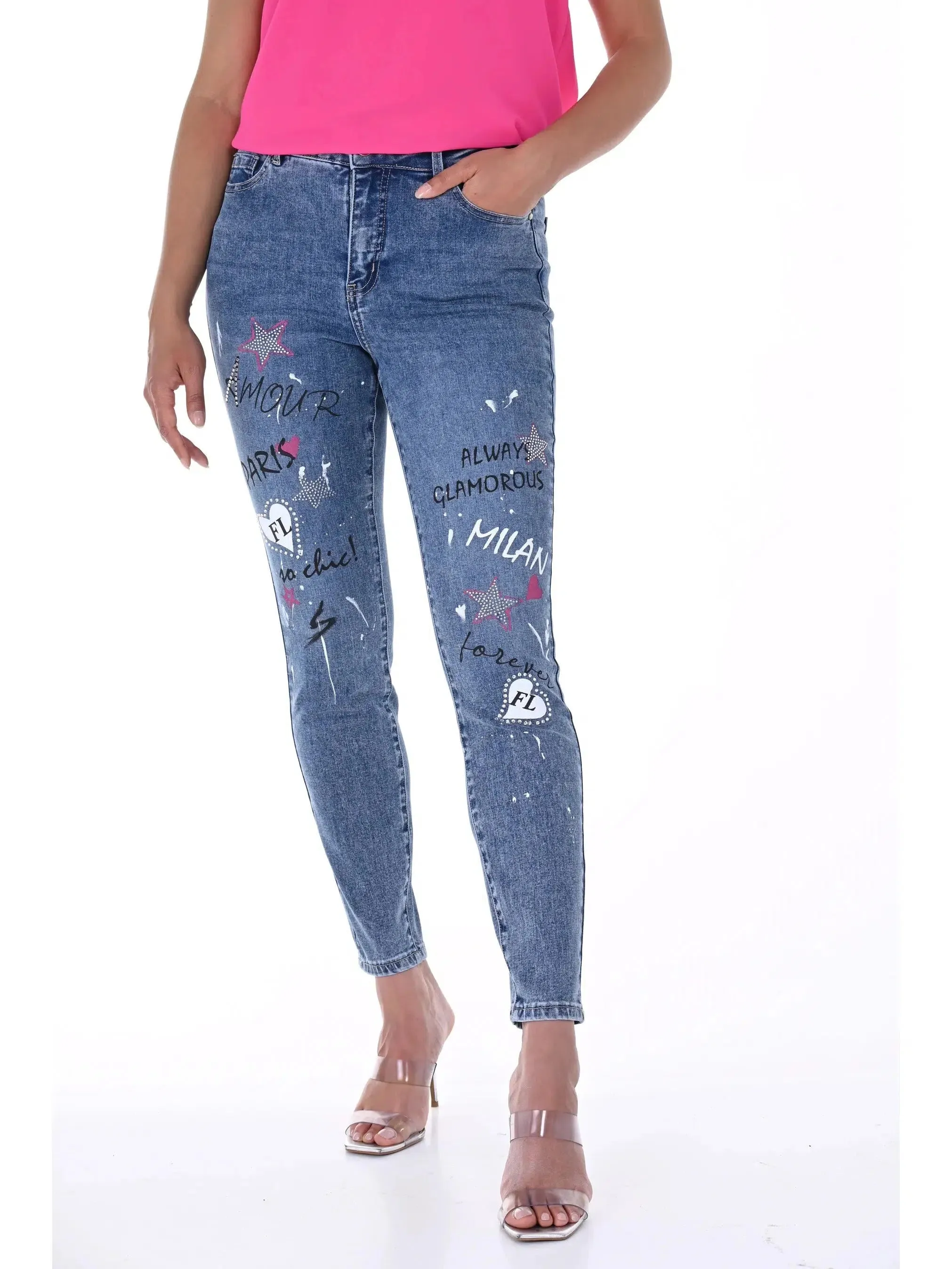 Denim Pants 246213U
