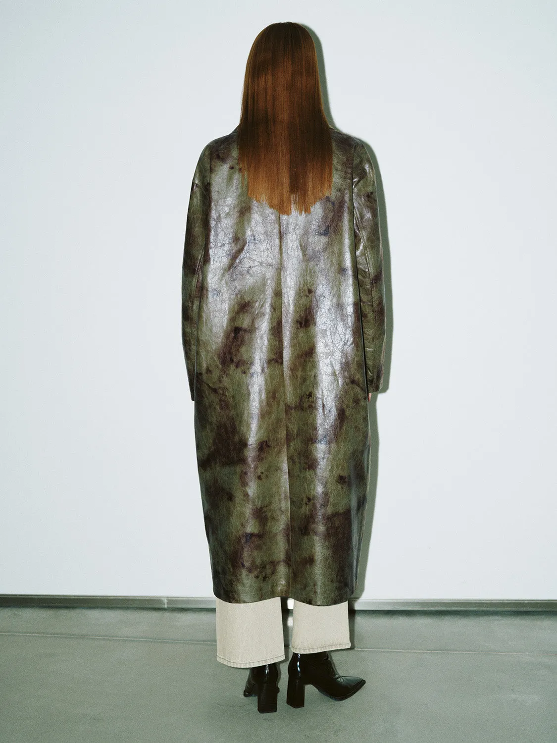 Drop Shoulder Sleeve Long Trench Coats