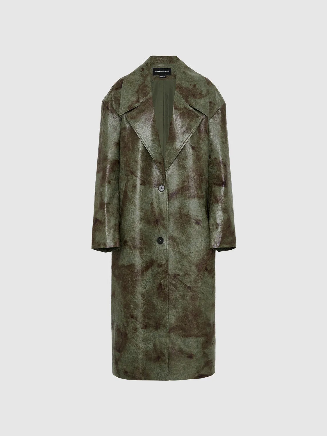 Drop Shoulder Sleeve Long Trench Coats