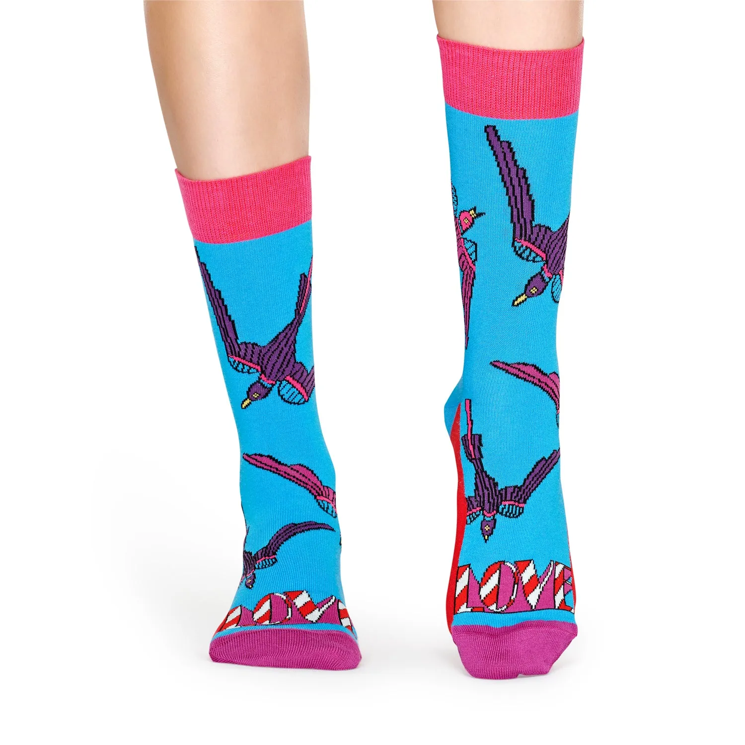 Happy Socks x The Beatles Women's Crew Socks - Love (50th Anniversary)