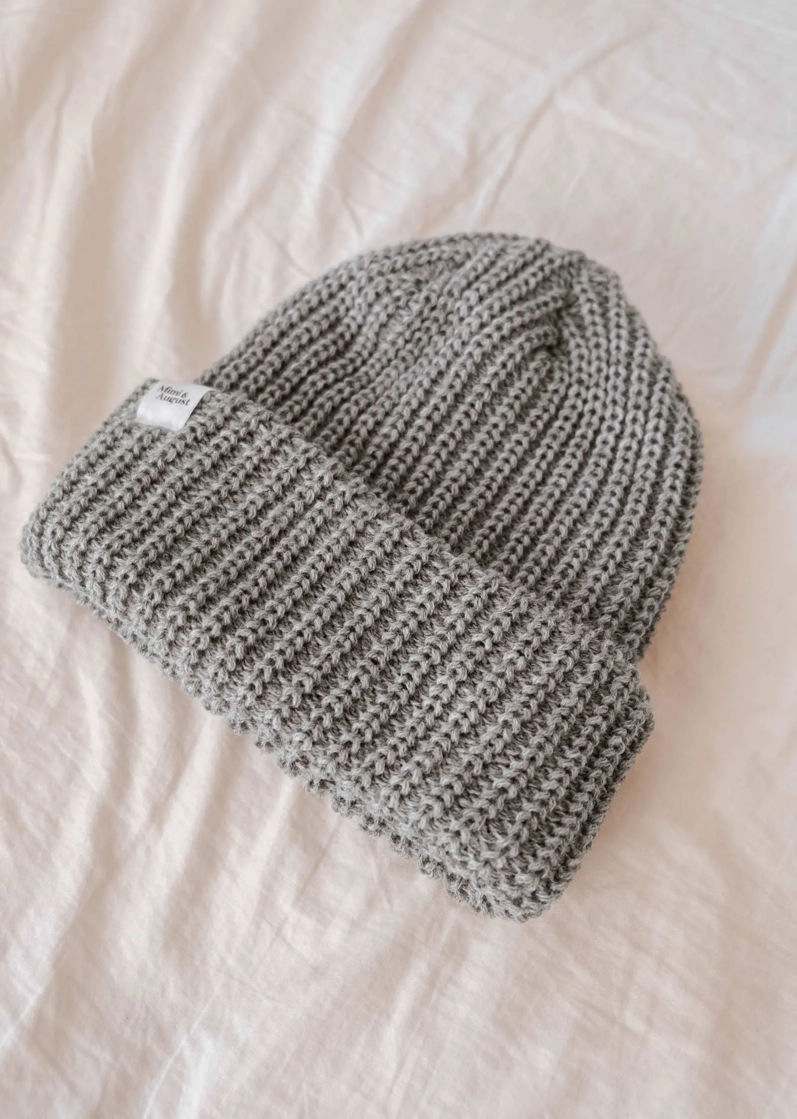 Heather Grey Chunky Beanie