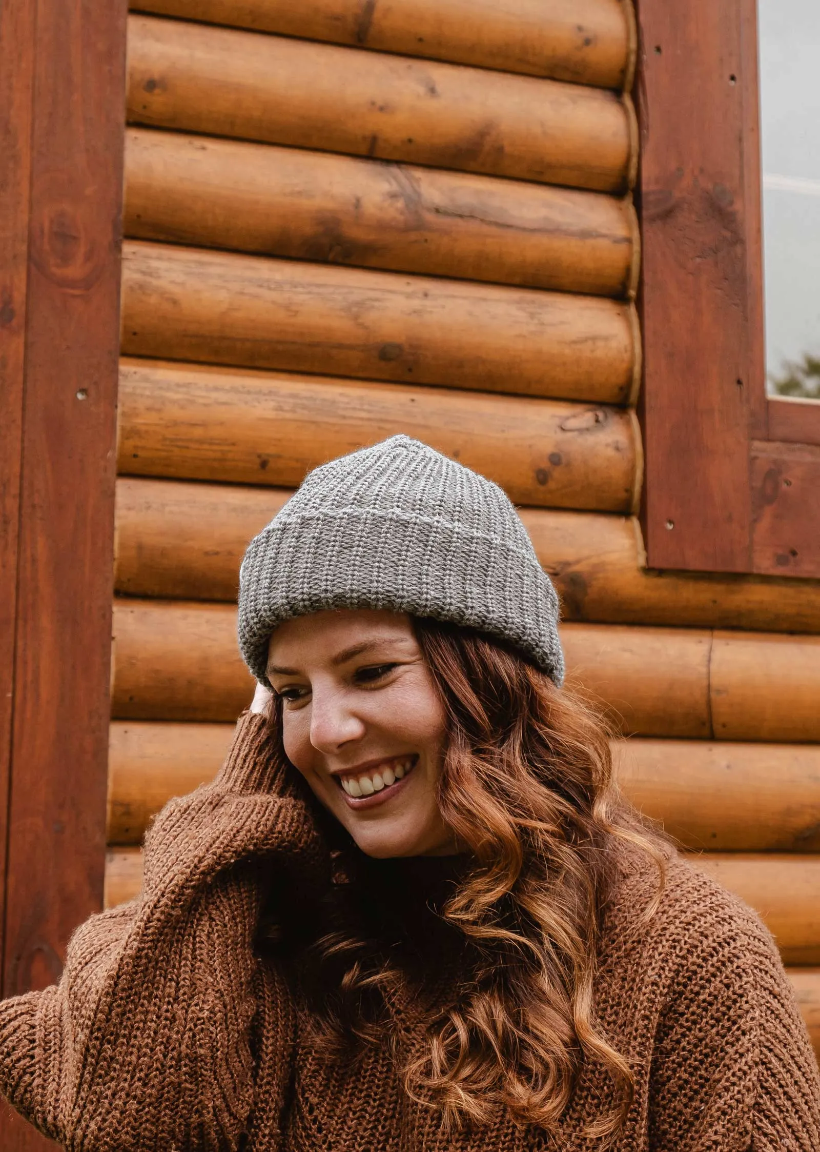 Heather Grey Chunky Beanie