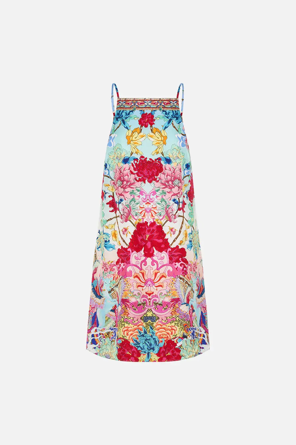 High Neck Low Back Shift Dress - Go Stag