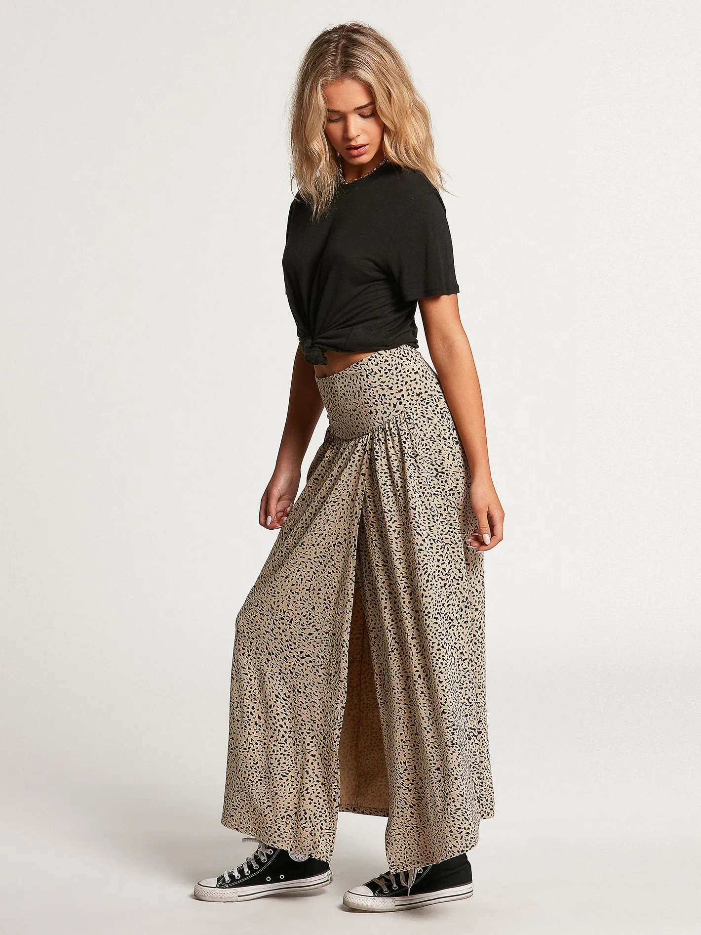 High Wired Skirt - Animal Print