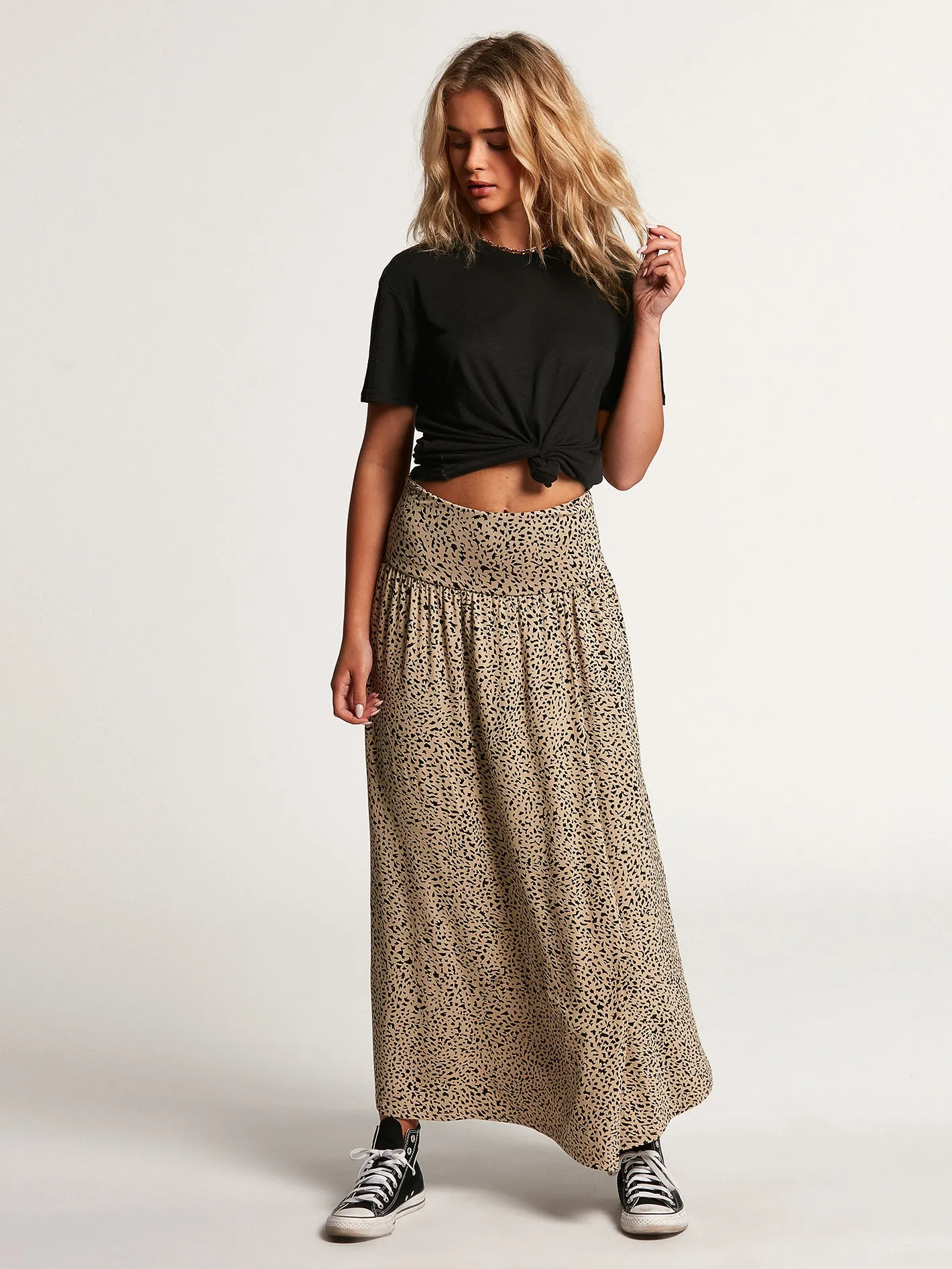 High Wired Skirt - Animal Print