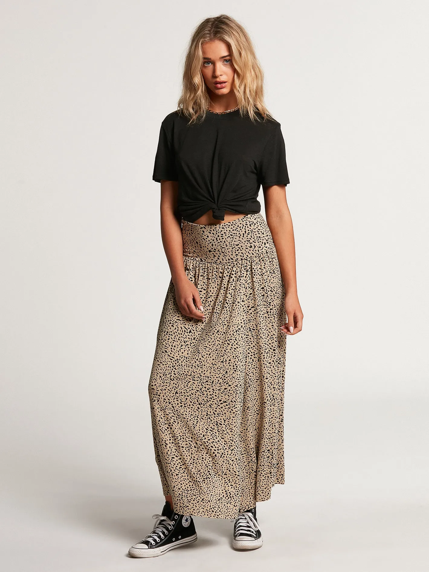 High Wired Skirt - Animal Print