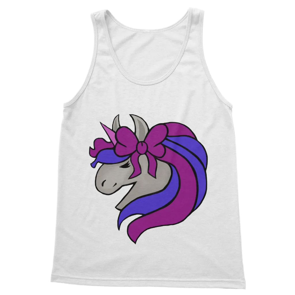 JohnsonKelly_UnicornHead2 Classic Adult Vest Top