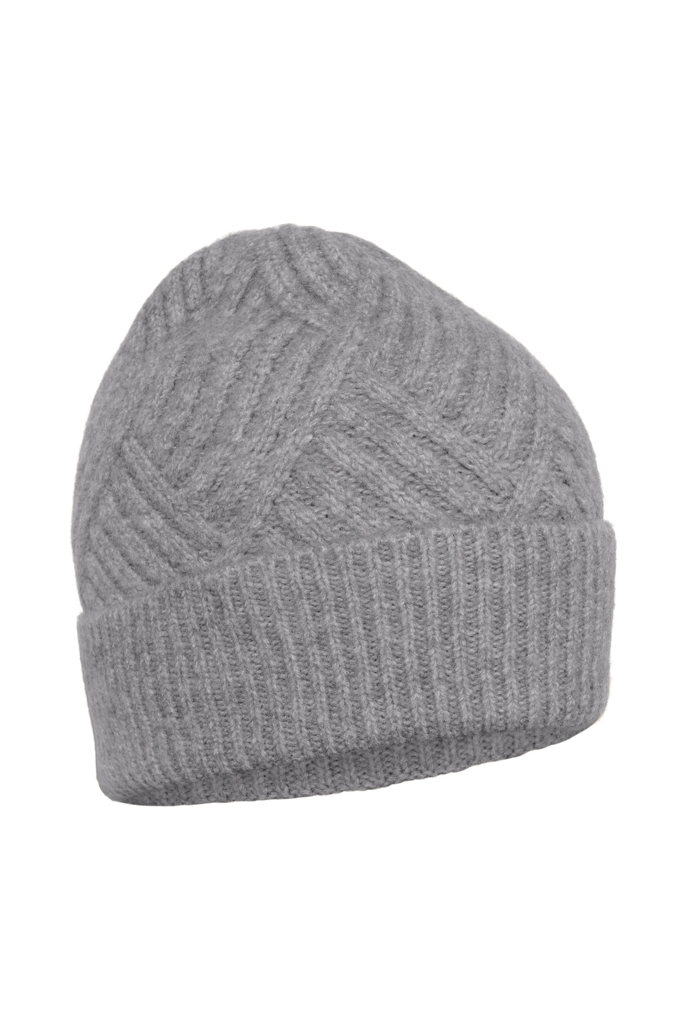 Kaffe Curve Gemma Beanie in Grey
