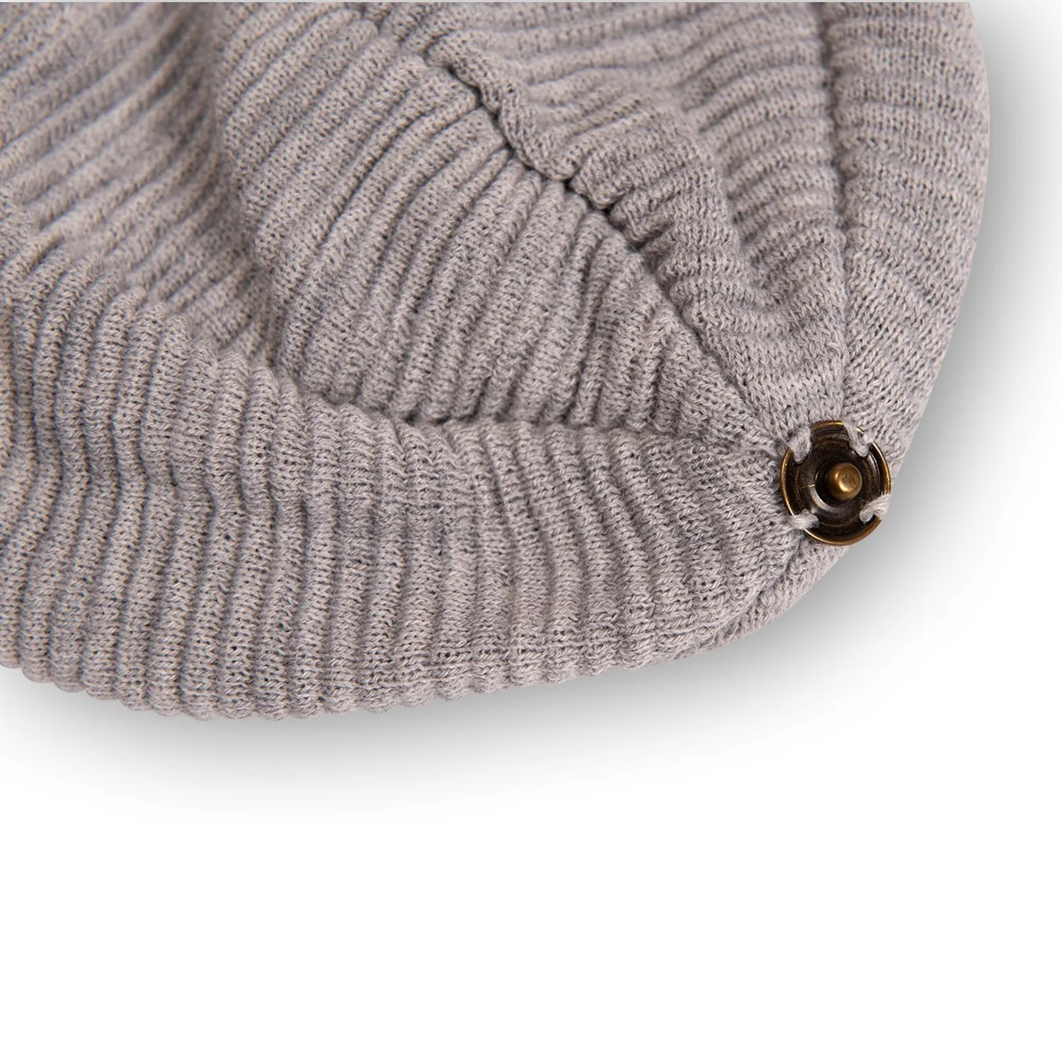 Loren Beanie (Grey/White)