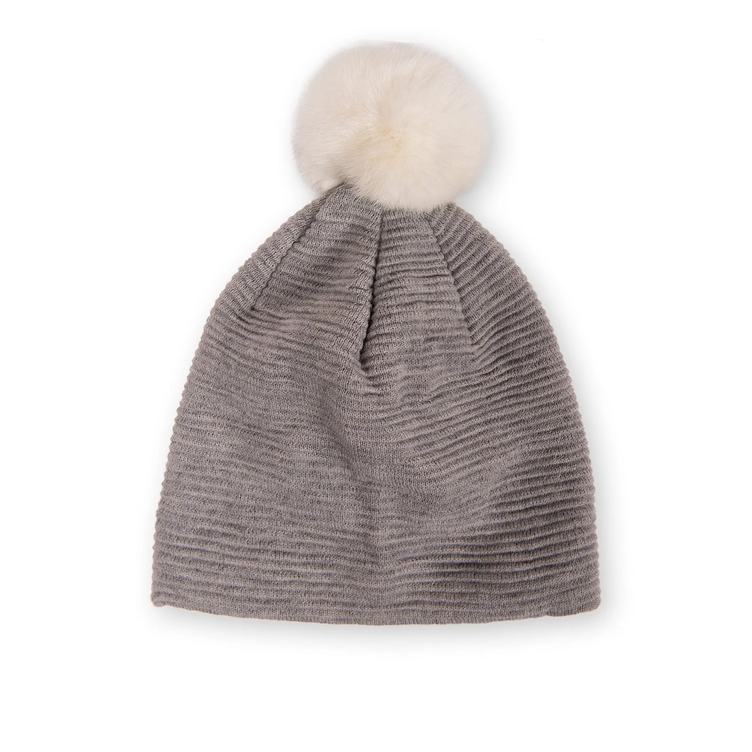Loren Beanie (Grey/White)