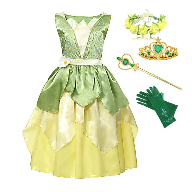 Luxury Fairy Princess Girls Dresses-Gowns Fairy-Playtime-Halloween Costumes