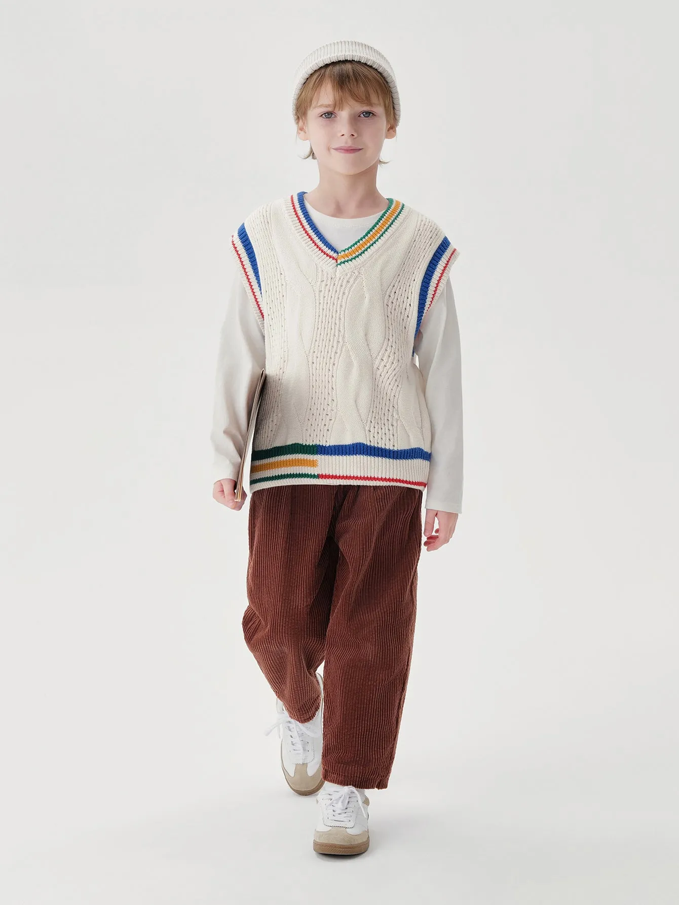 MARC & JANIE Boys Girls Loose Corduroy Pants  231982