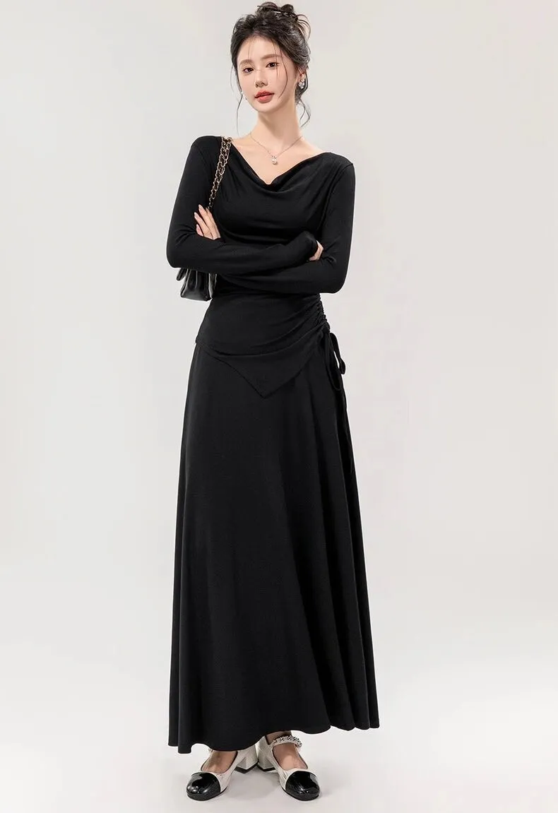 Mia Drawstring Coord Set - Set of Top and Skirt