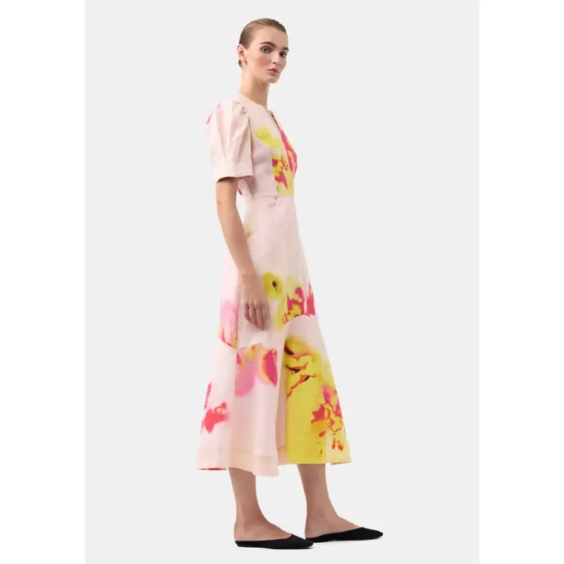 Monroe Linen Midi Dress