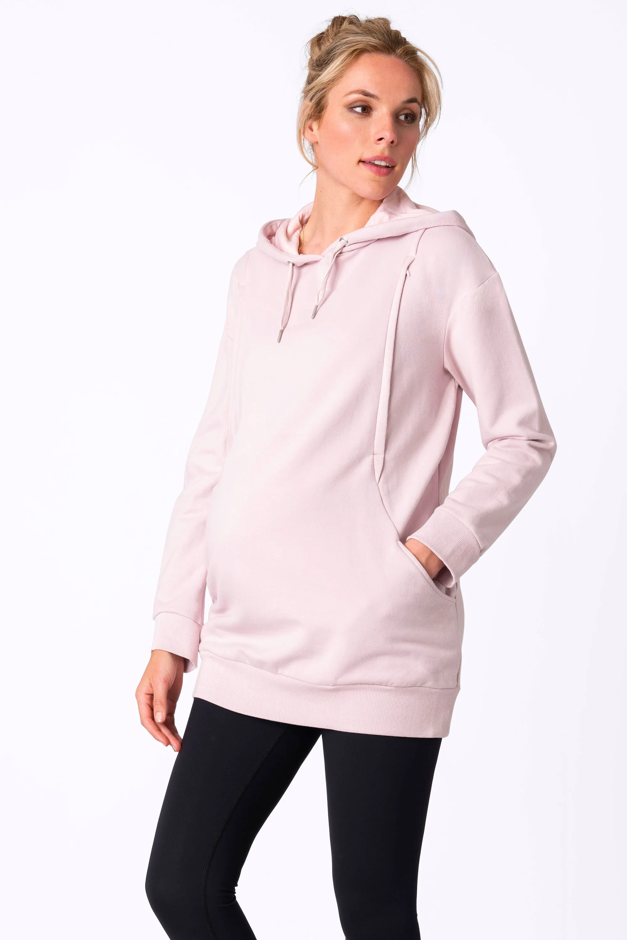 Pernella Blush Maternity & Nursing Hoodie by Seraphine