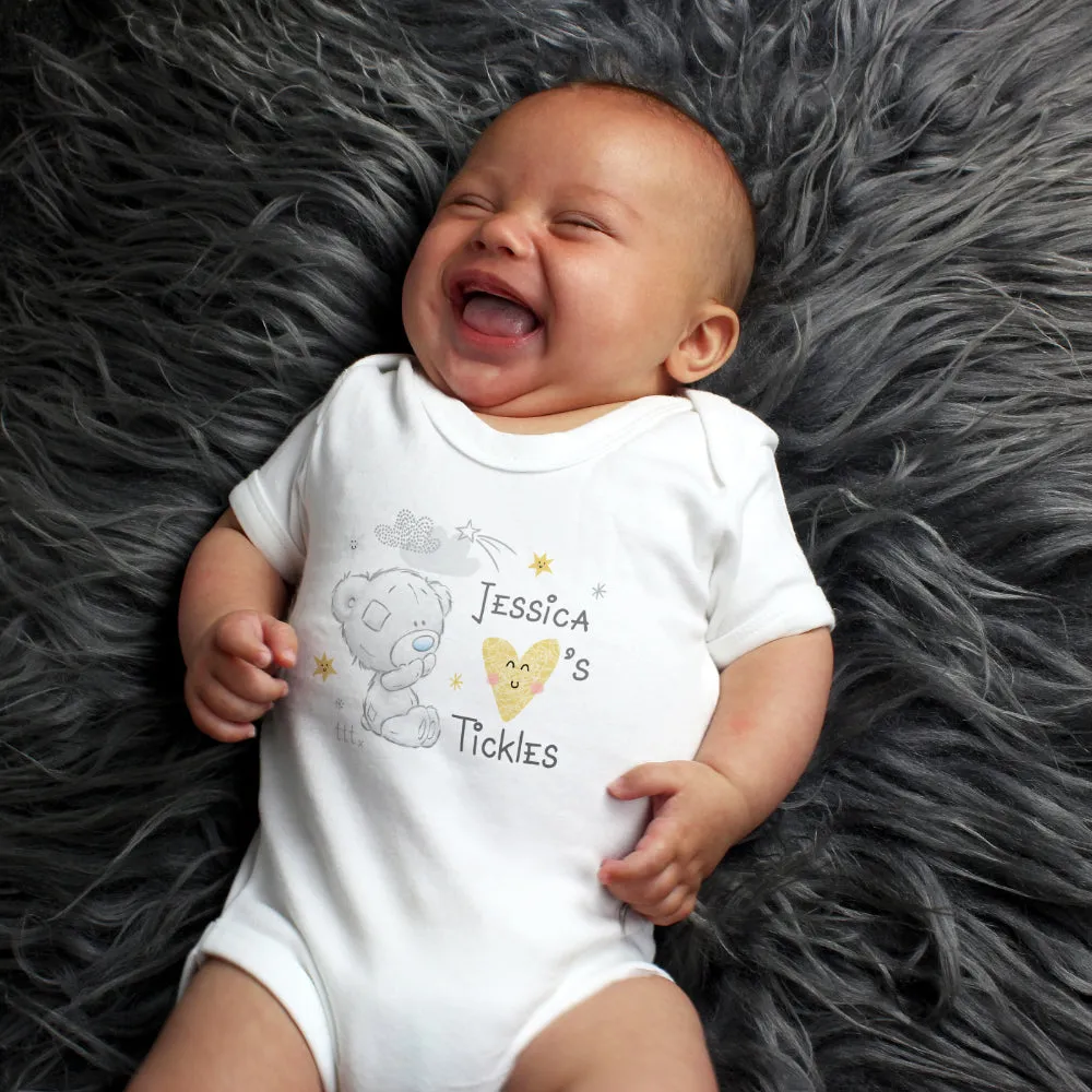 Personalised Tiny Tatty I heart Vest | 0 - 3 Months