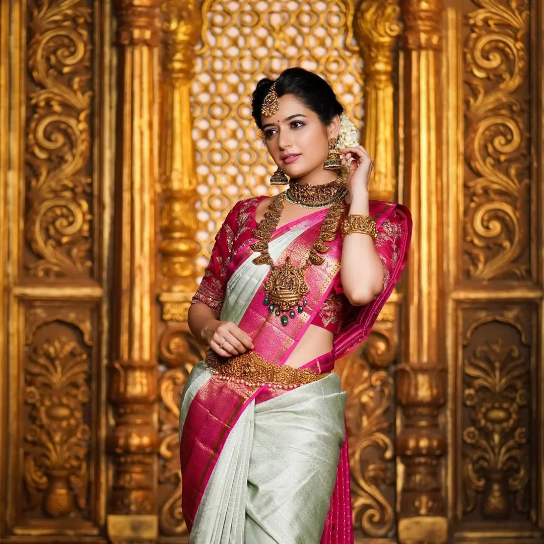 Pleasurable Sea Green Soft Banarasi Silk Saree With Two Smashing Blouse Piece