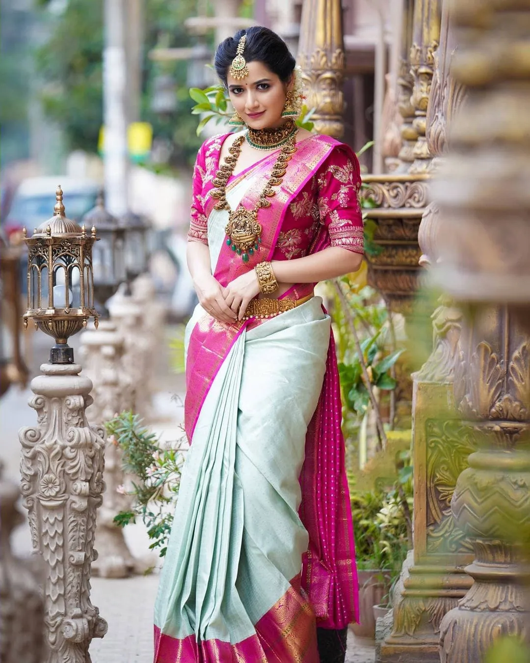 Pleasurable Sea Green Soft Banarasi Silk Saree With Two Smashing Blouse Piece
