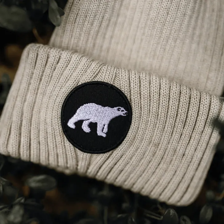 Polar Merino Wool Pompom Beanie