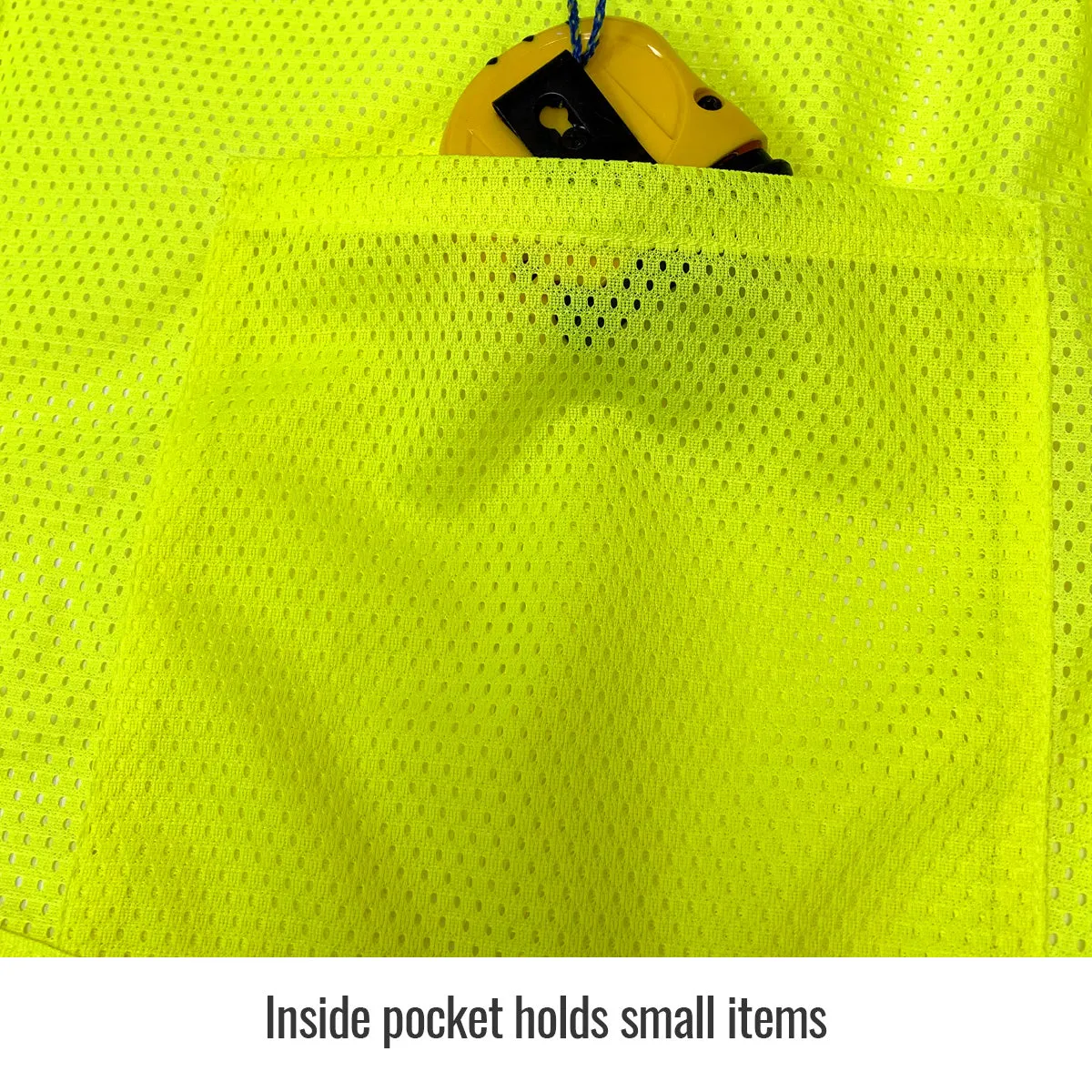 Revco VS2022-LM Lime ANSI Class 2 Two-Tone Polyester Hi-Vis Safety Vest (1 Vest)