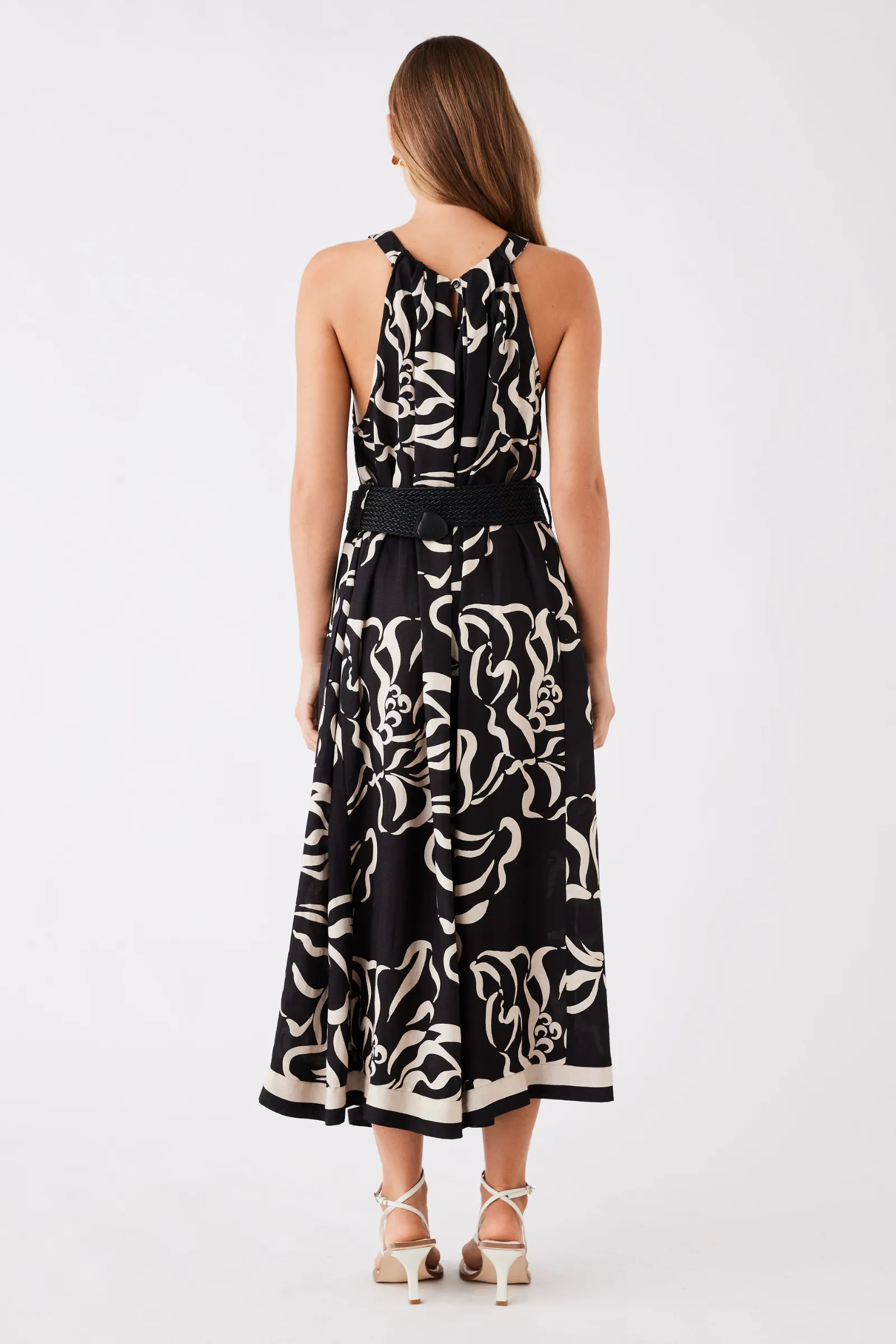 Sandy Wave Midi Dress