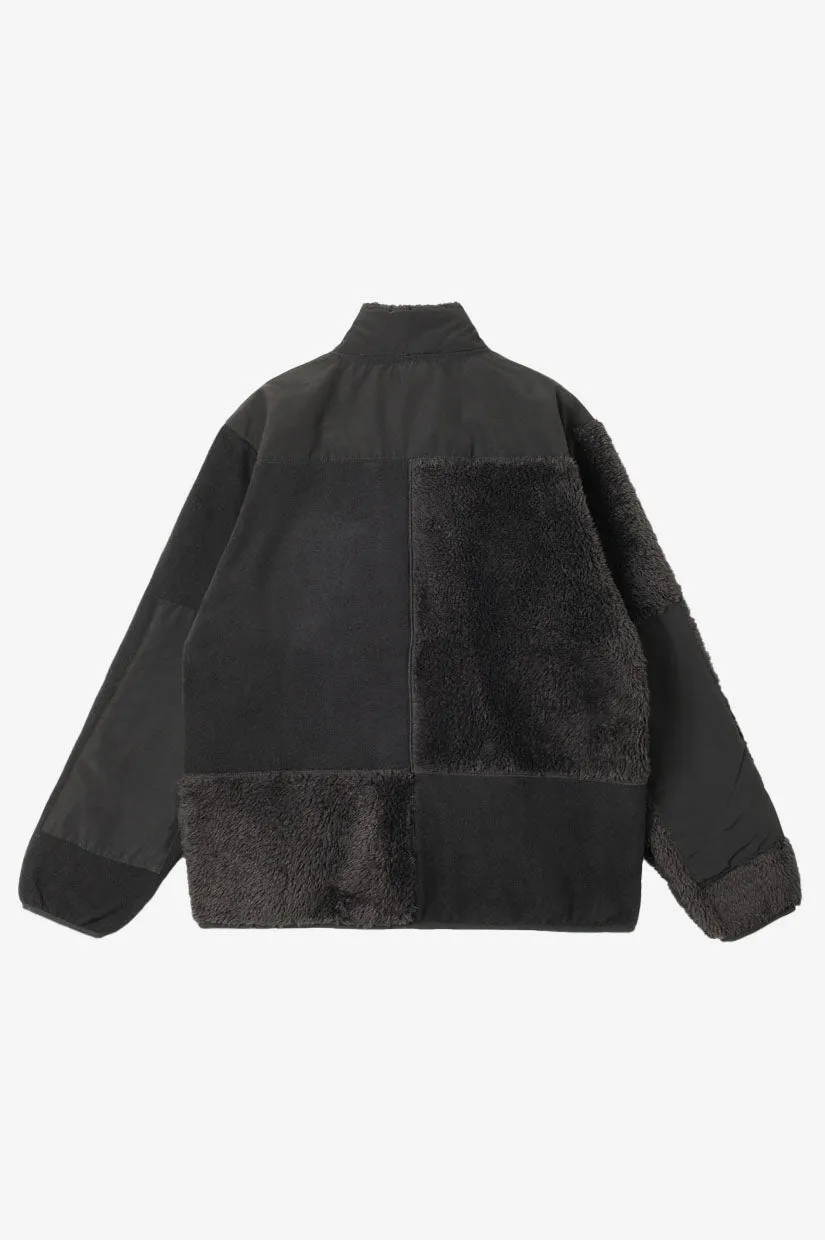 Stan Ray Patchwork Fleece Jacket - Black