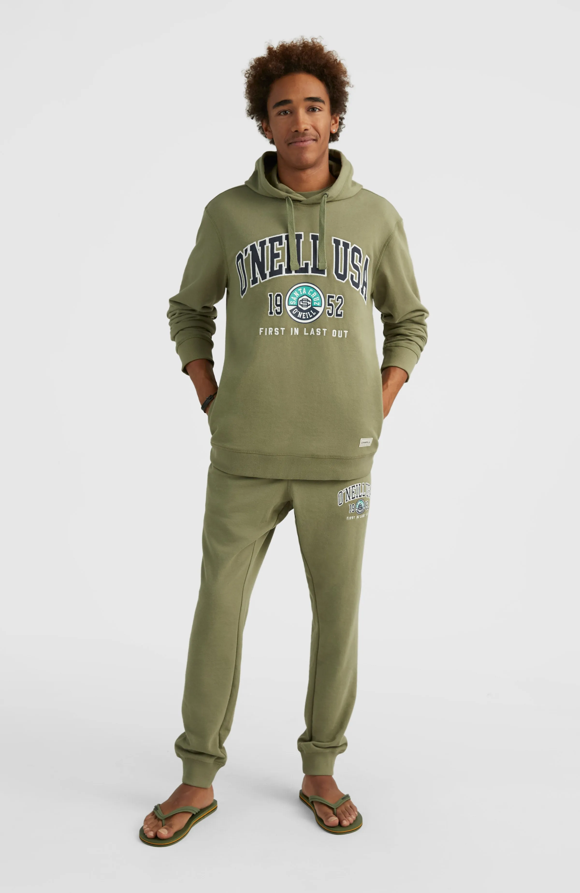 Surf State Sweatpants | Deep Lichen Green