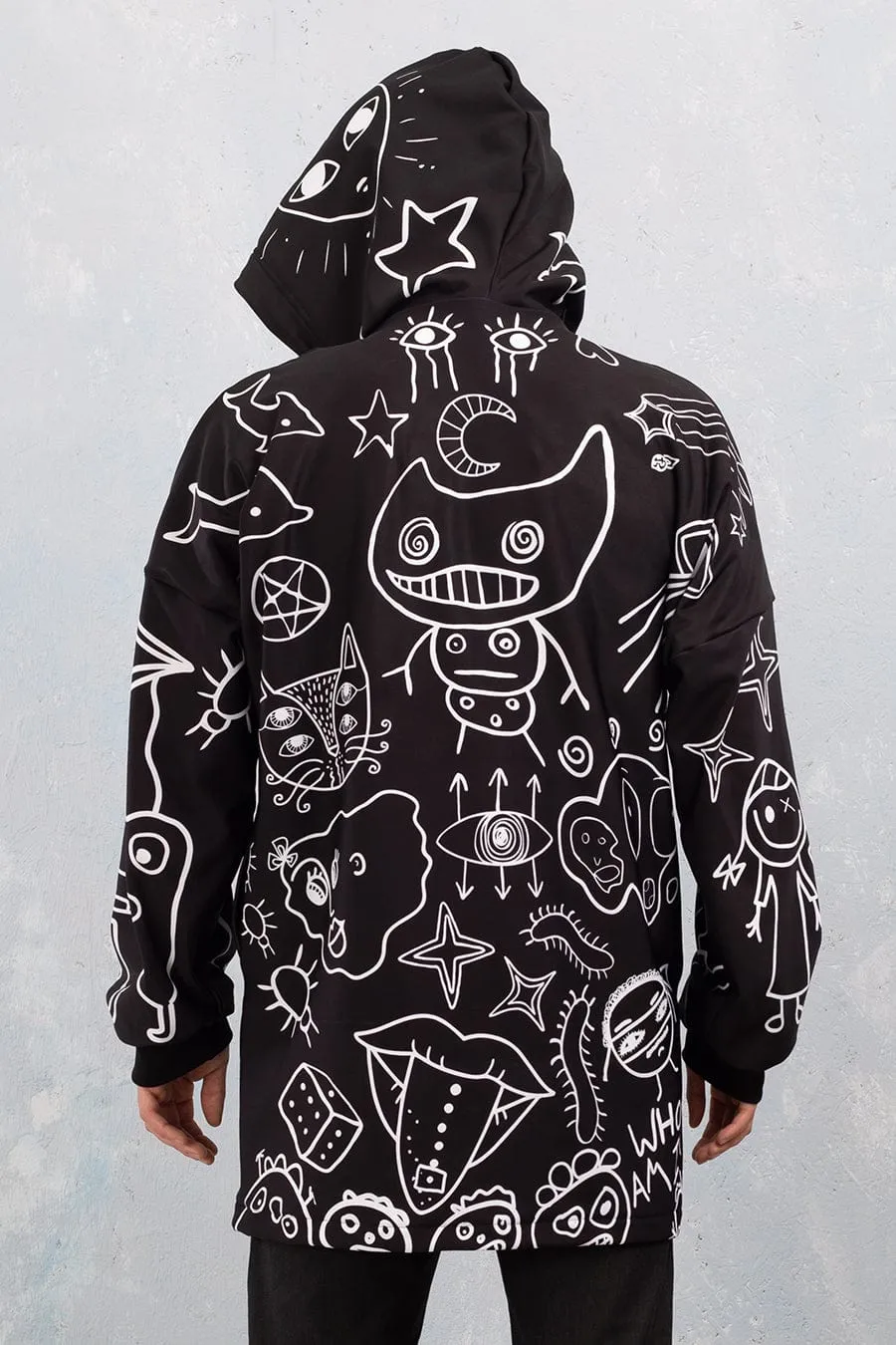 Ugley Dark Male Zippy Hoodie