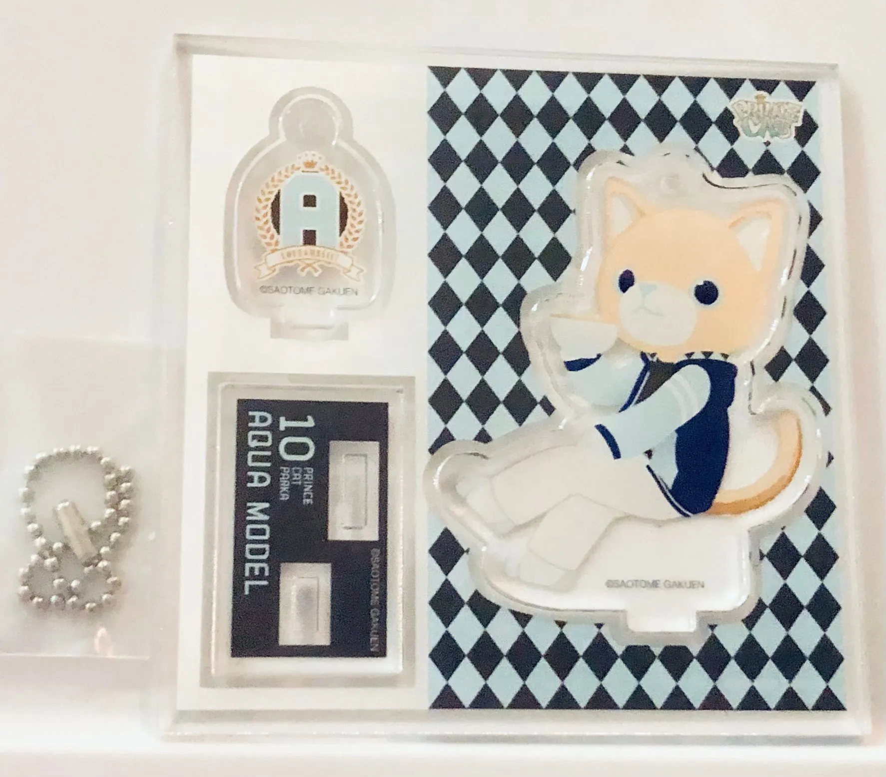 Uta no☆Prince-sama♪ - Camus - Acrylic Keychain - Acrylic Stand - Keyholder - Stand Pop - Uta no Prince-sama Prince Cat Stand Tsuki Acrylic Keychain Prince Cat Parka Ver. - Uta no☆Prince-sama♪ PRINCE CAT - Lilac (Broccoli)