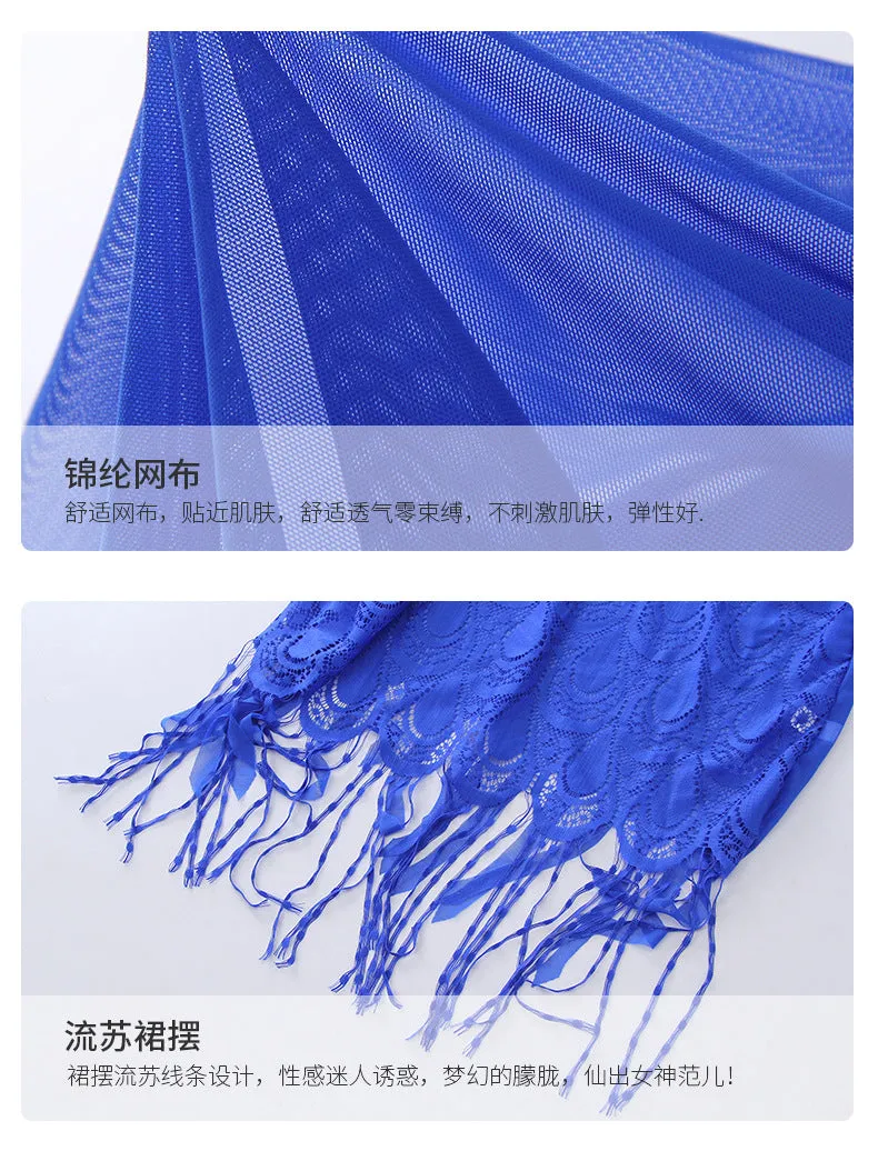 VenusFox Cross-border Hot Selling Sexy Pajama Tassel Skirt Hazy Seduction Sexy Lingerie Women Pajamas  Lingerie Erotic