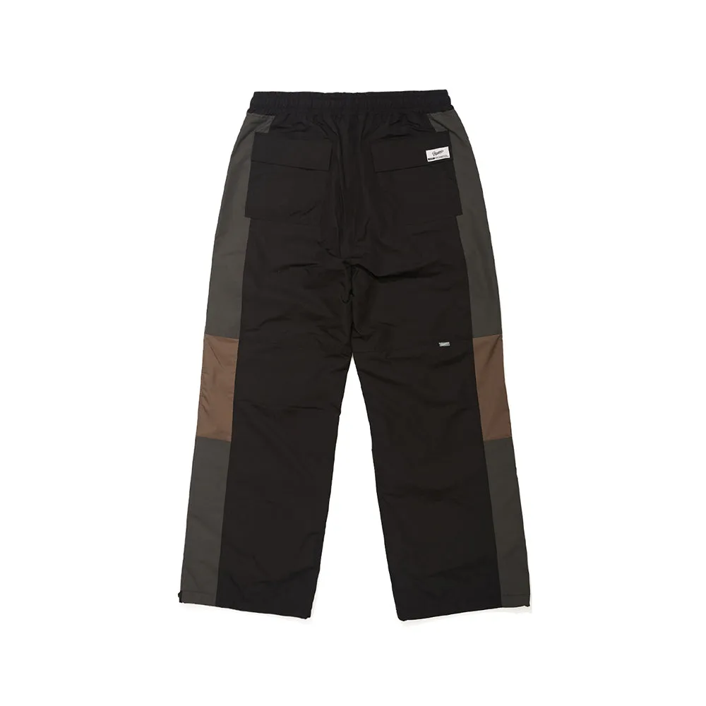 WD CROSS BOX REFLECTIVE TRACK PANTS BLACK